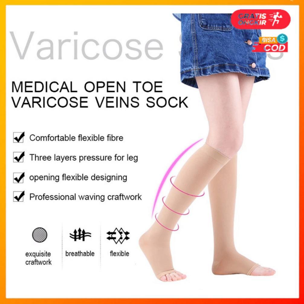 Kaos Kaki Varises Pria Wanita - Compression Stocking untuk Stoking Kompresi | kaoskaki kompresi vari