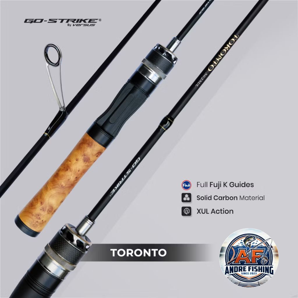 Joran Pancing GOSTRIKE TORONTO Ultralight Rod XUL 150–165cm | Rod Spinning UL Carbon Fuji K Guide Ha