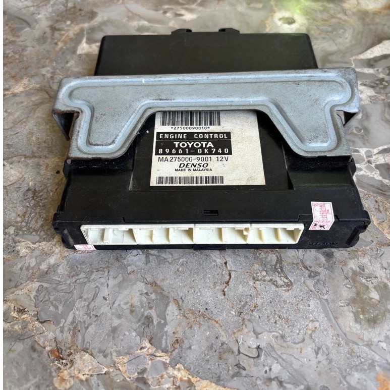ECU Computer Control Engine Toyota Innova Bensin Hilux Manual 1TR 2.0cc 89661-OK740 Original Garansi