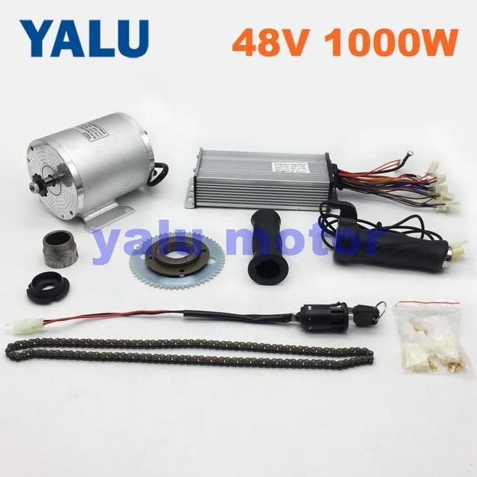 Motor Listrik Bldc 1000W Dinamo Brushless 1Kw 48V Mini Jeep Gokart Atv