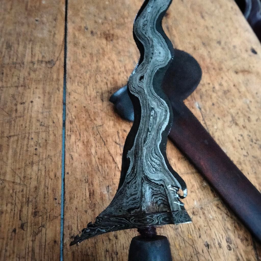 keris sabuk inten sepuh patrem pamor pedaringan kebak byor est mataram mangkurat tersedia keris seng