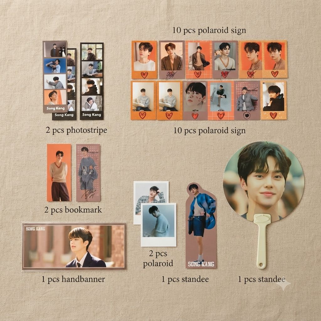 Paket/Mini Fankit Actor | Song Kang | Sweet Home | Nevertheless