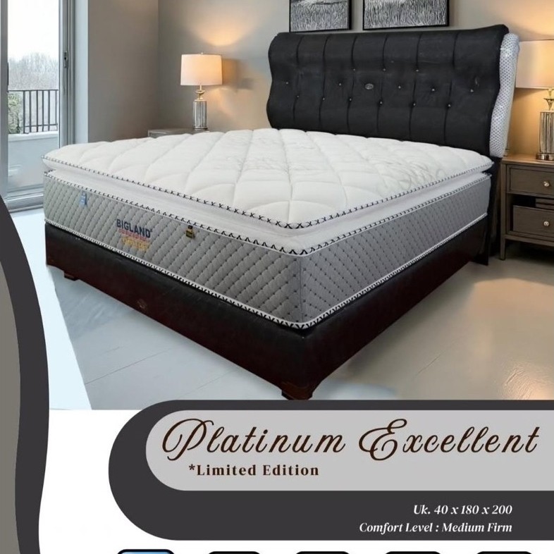 Springbed Bigland Type Excellent ( Hanya Matras) Ukuran 180X200