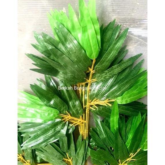 LOGPRANISSA_ - DAUN BAMBU ARTIFICAL - DAUN BAMBU HIASAN - DAUN ARTIFICIAL HIASAN - DAUN BAMBU PLASTI
