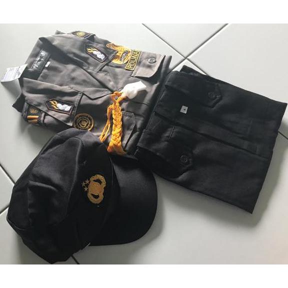 Baju Polwan Anak / Baju Karnaval Polwan Anak Anak