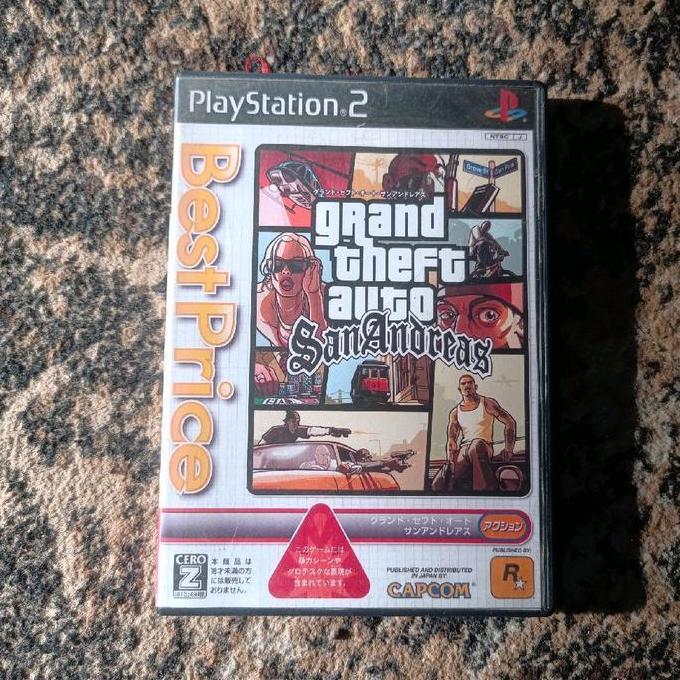 Kaset PS2 Original " GTA San Andreas "