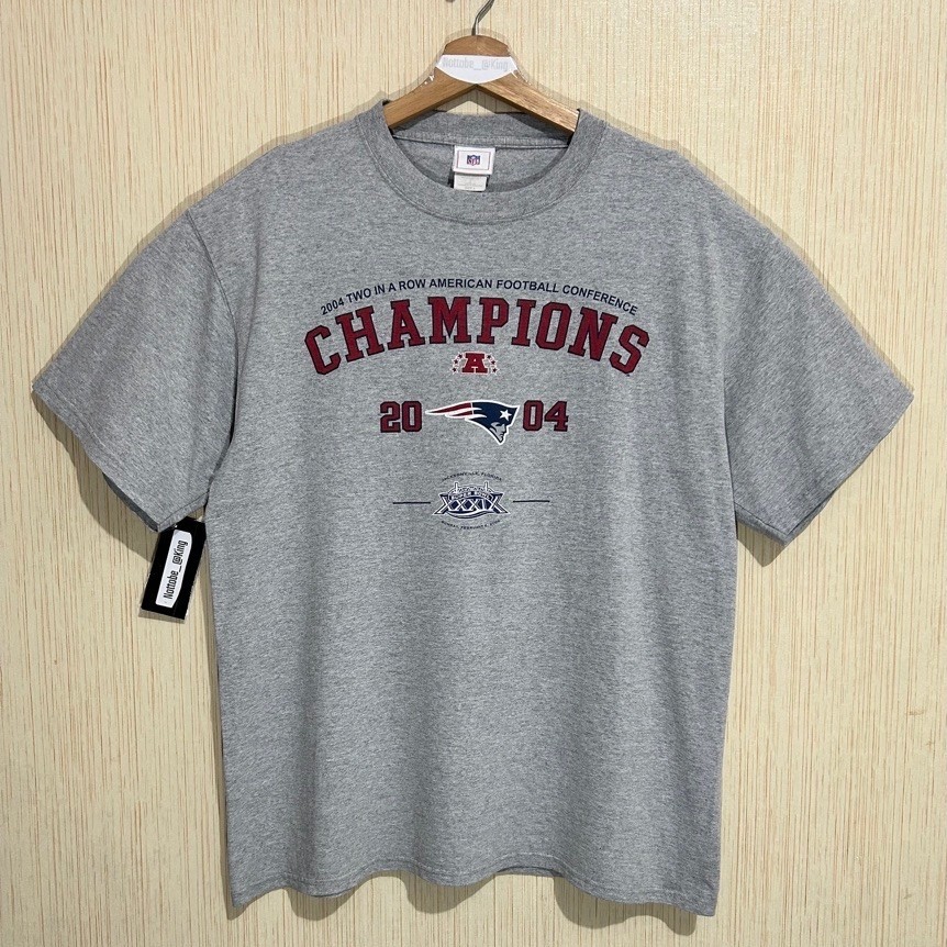 “NFL”New England Patriot 2004 AFC Champions Vintage T-shirt