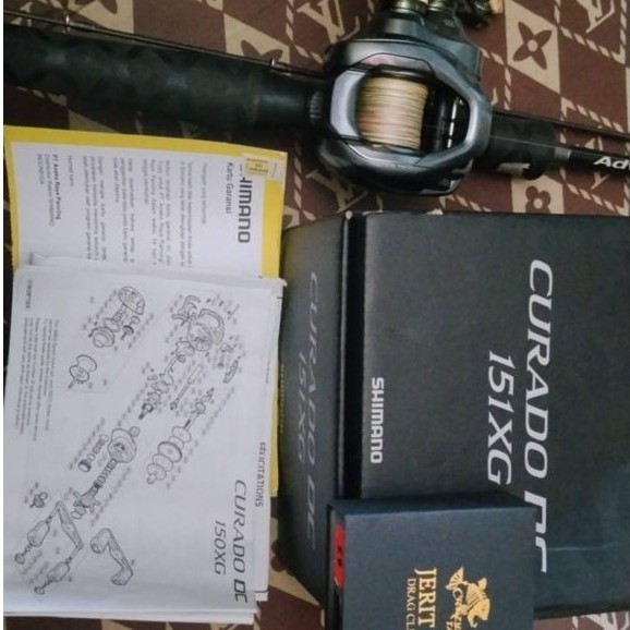 [PROMO SET] Shimano Curado DC 151XG (Custom Clicker) + Storm Adventure Gen 1 6-12lb [SECOND]