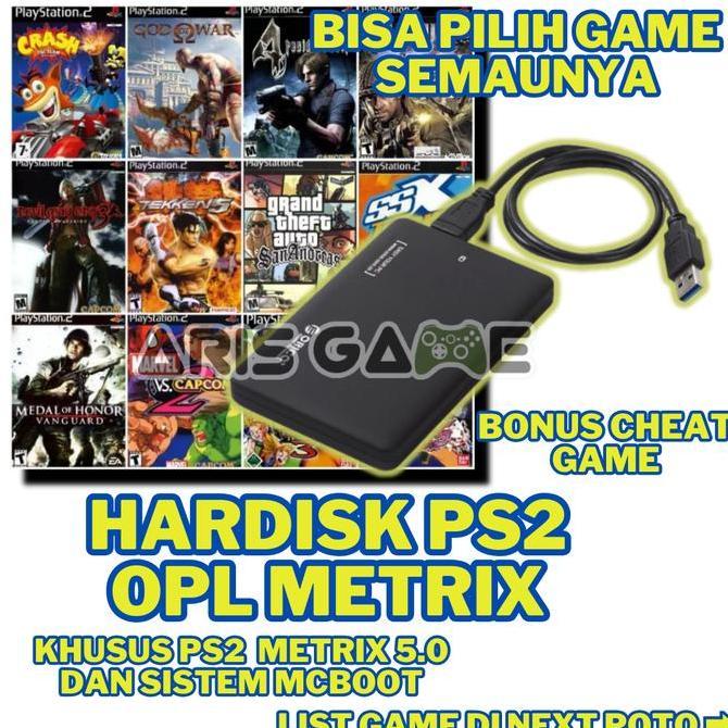 USB GAME HDD FD PS2 METRIX OPL PLUG AND PLAY