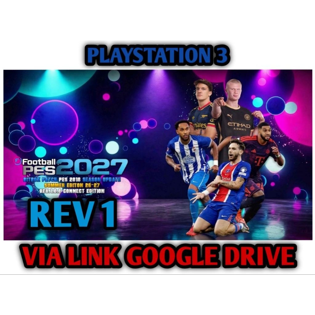 Game Bola PS3 eFootball PES BITBOX PATCH Untuk PS3 CFW dan HEN