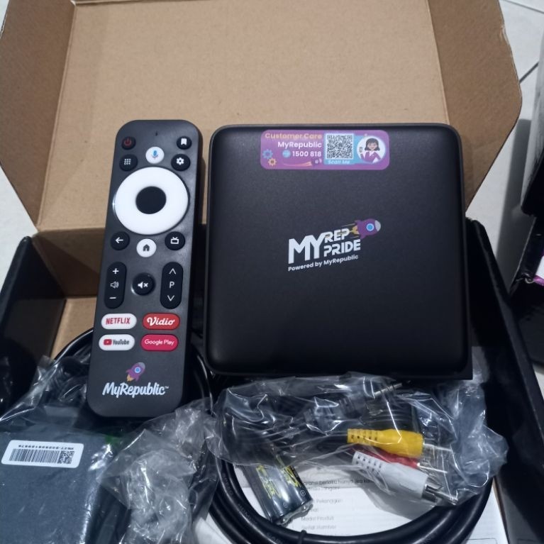 Stb Android Myrep Dv8910 4/32gb Remote Voice sudah Root
