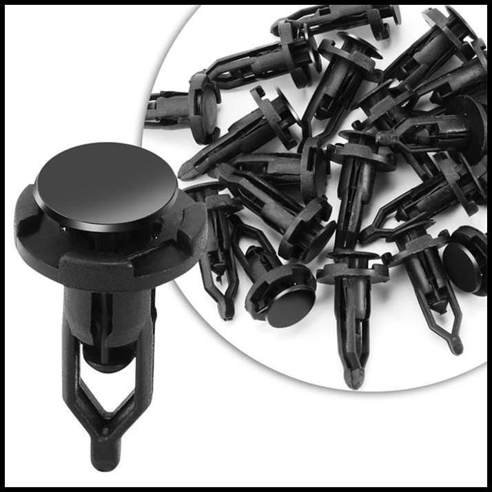 HOT DEAL KLIP KANCING 9MM 1 - 25 PCS BUMPER FENDER TRIM GRIL FASTENER CLIP TOYOTA VIOS INNOVA AVANZA