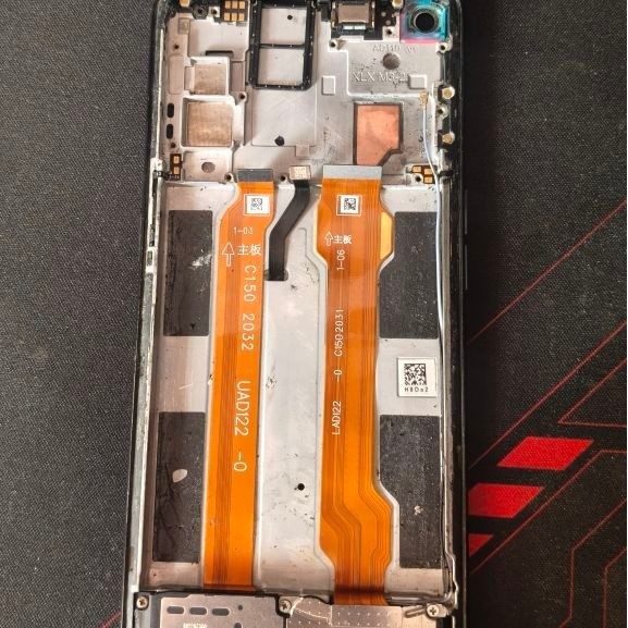 Frame Lcd tulang oppo reno 4 pro bekas copotan