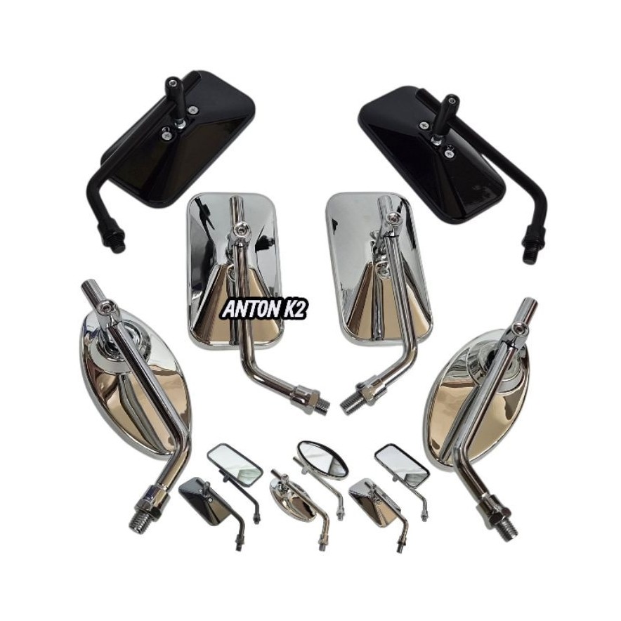 KACA SPION MODEL KOTAK VARIASI MOTOR PCX 150/CB 150 R/VERZA/TIGER/SONIC 150 R/GENIO/SCOOPY/SPAACY