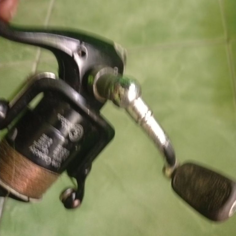 reel pancing bekas, gulungan benang