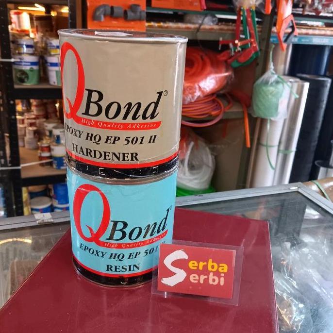 (700+700GR (BESAR) RESIN HARDENER QBOND) LEM EPOXY HQ EP 501