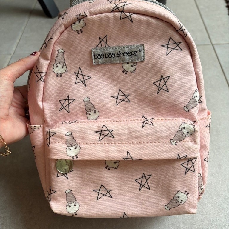 PRELOVED TAS SEKOLAH ANAK BAABAASHEEPZ PINK SMALL