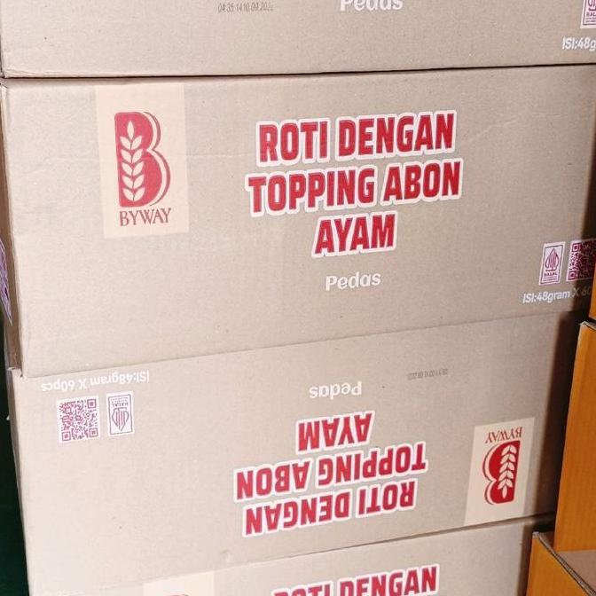 roti abon ayam byway 1 dus 60 pcs