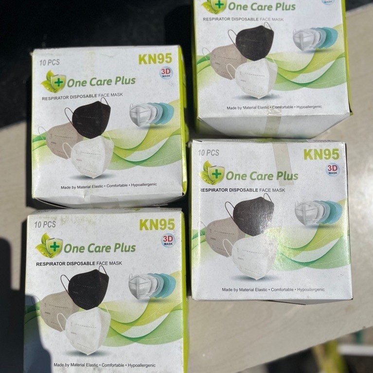 Masker KN95 One Care Plus 3D Mask Isi 10 Pcs – Respirator Disposable Face Mask
