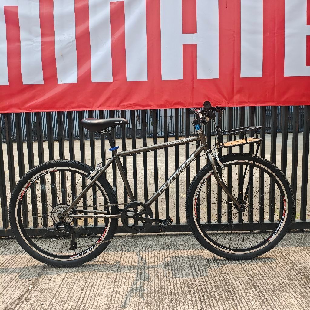 Sepeda 26inch Commuter Platinum Laskar Urban City bike kalcer 9speed