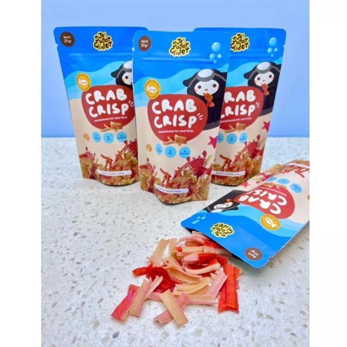 Crab Crisp, Snack Crab Stick untuk Sugar Glider