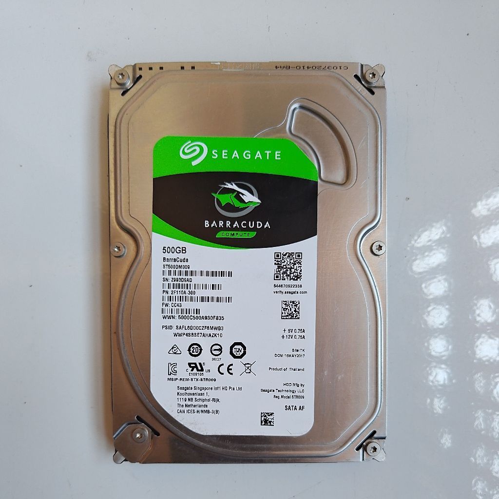 hardis pc seagate barracuda 500gb