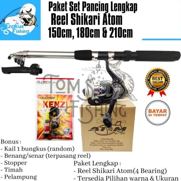 Set Pancingan Pemula Murah dengan Reel Daido