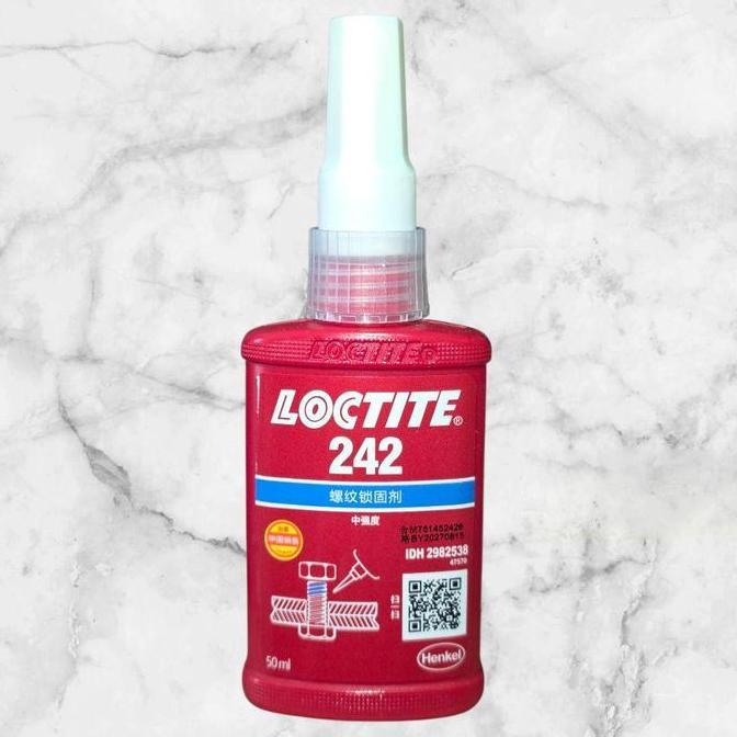 ORIGINAL Loctite Lem Baut 242 242/242,242-242_242 50Gram 50ml