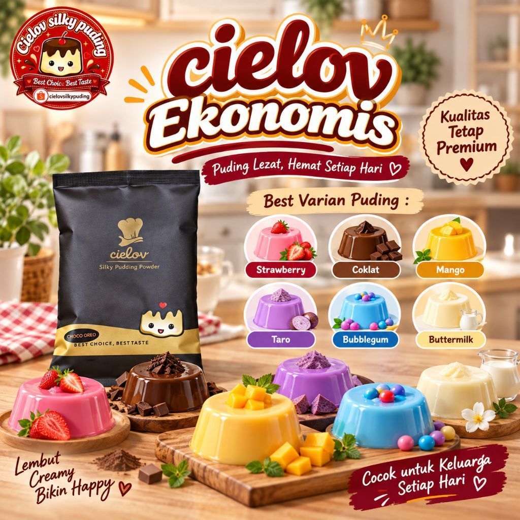 silky pudding ekonomis*/Cielov ekonomis/cielov buttermilk ekonomis
