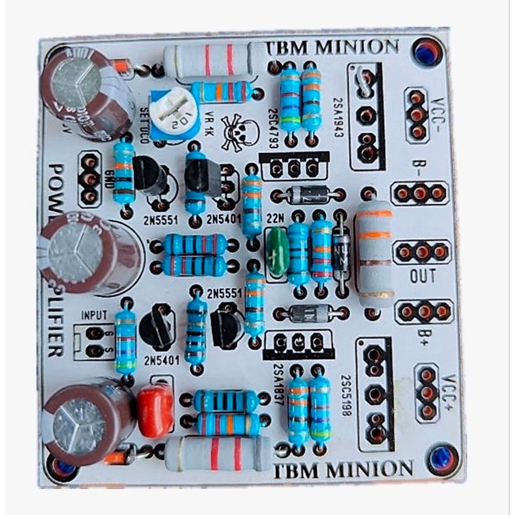 PCB ples komponen tbm mini