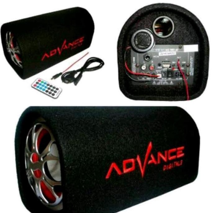 speaker aktif mobil murah merek advance bluetooth 5inci bisa untuk karoke colok mic