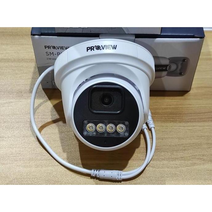 Sa Kamera Cctv Indoor Proview 2Mp Colorvu Sm-Pr6324-Fc Fullcolor 24 Jam
