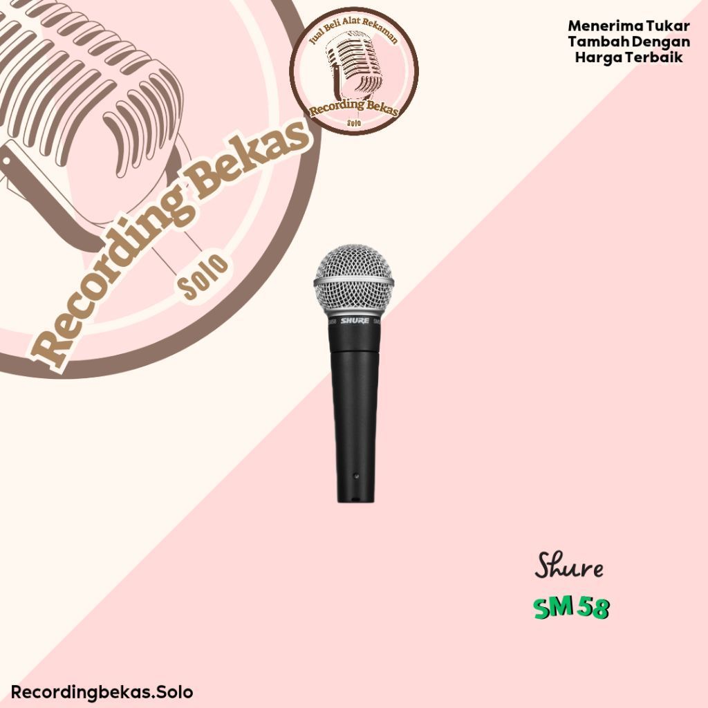 Mic Dynamic Shure SM58 Original