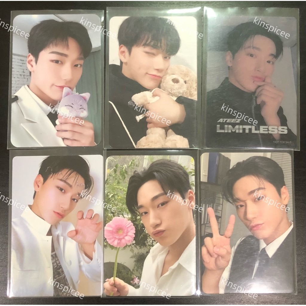 Ateez San photocard set