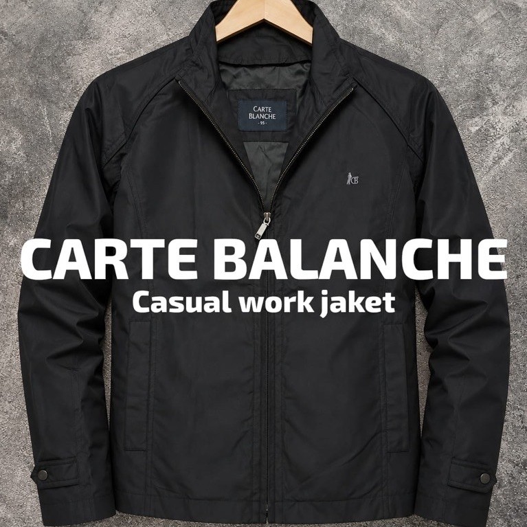 JAKET CASUAL WORK CARTE BALANCHE BEKAS SECOND PRELOVED