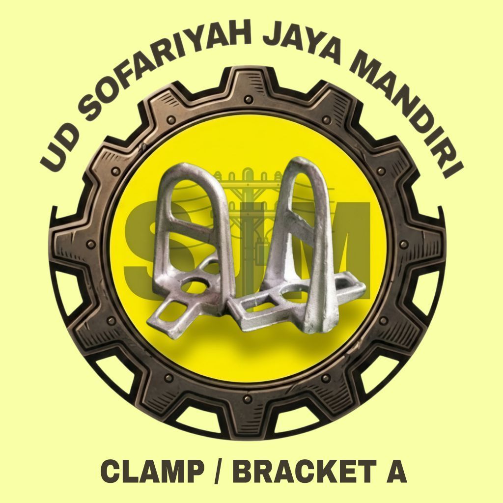 Bracket A standrat // Kupingan tiang // Kupingan // Bracket // Klem A // Clamp // Clamp A // Kupinga