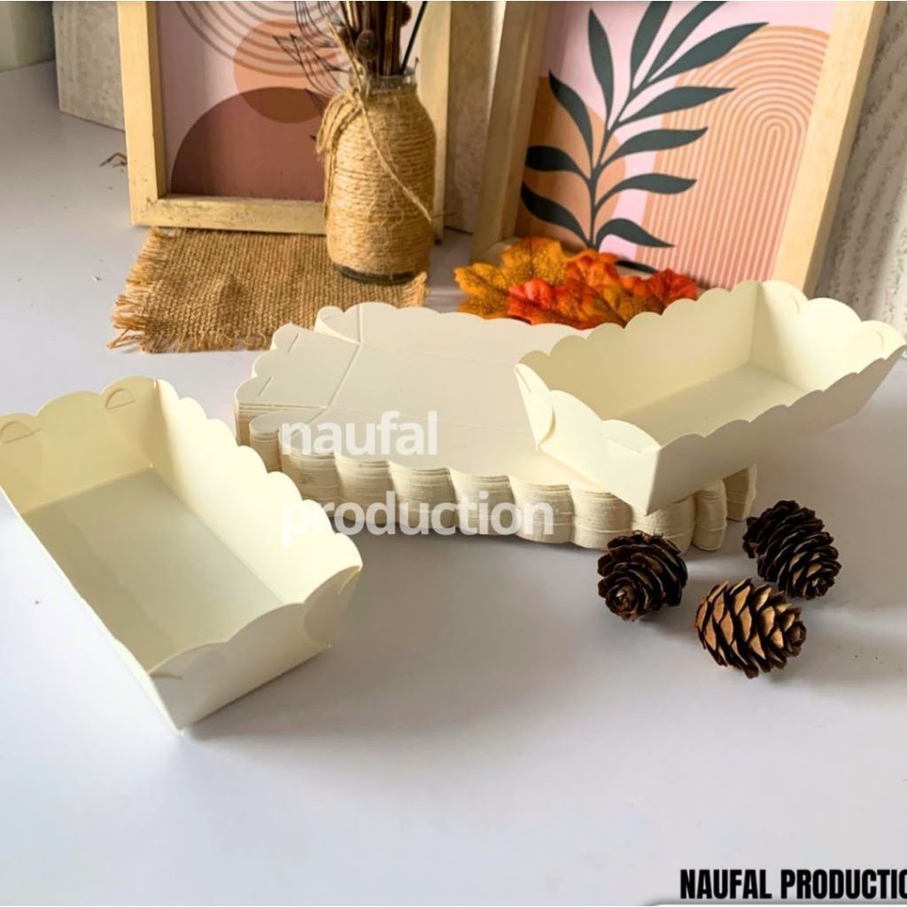 [ isi 50 ] Bread Cup Kecil PUTIH POLOS / Box Es Potong Roti / Wadah Es Potong Espessia / Kertas Es k