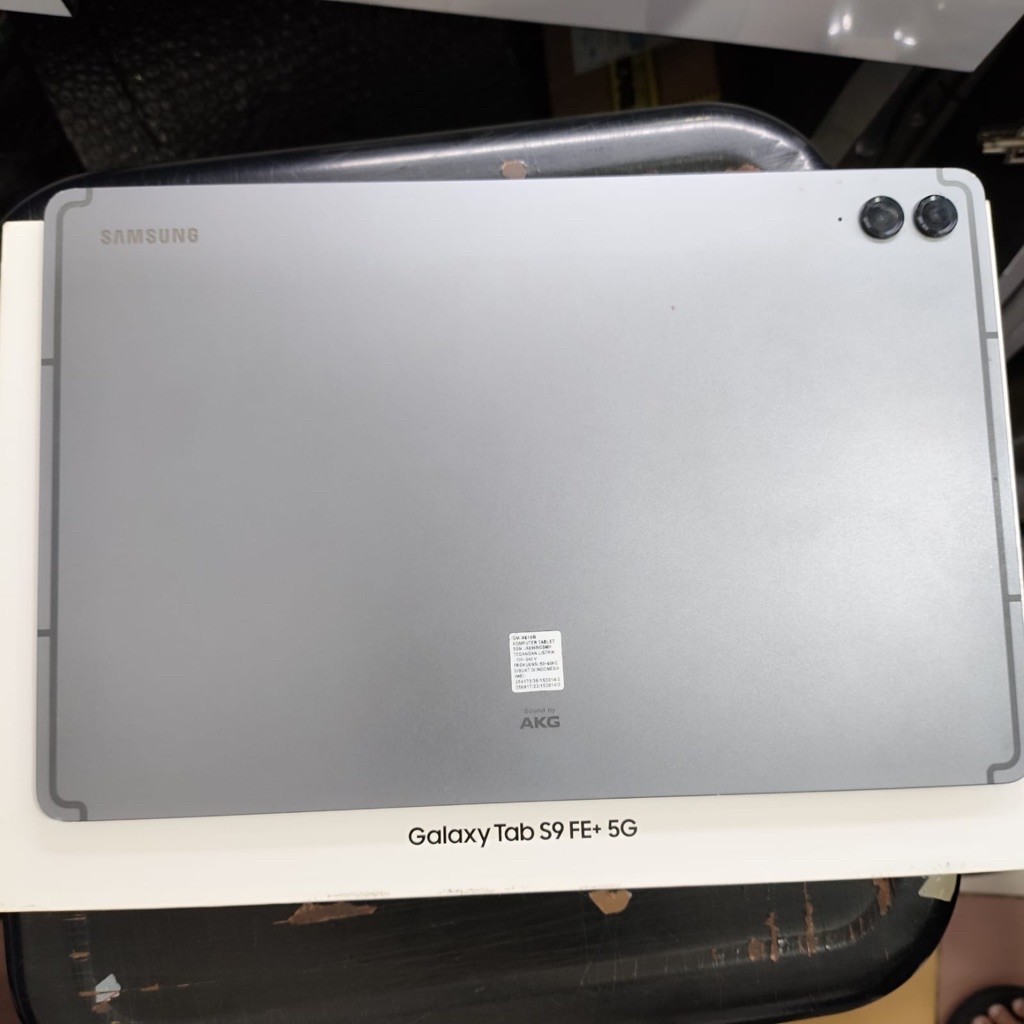 Samsung tab s9 fe plus 5g 12/256 second fullset resmi sein termurah