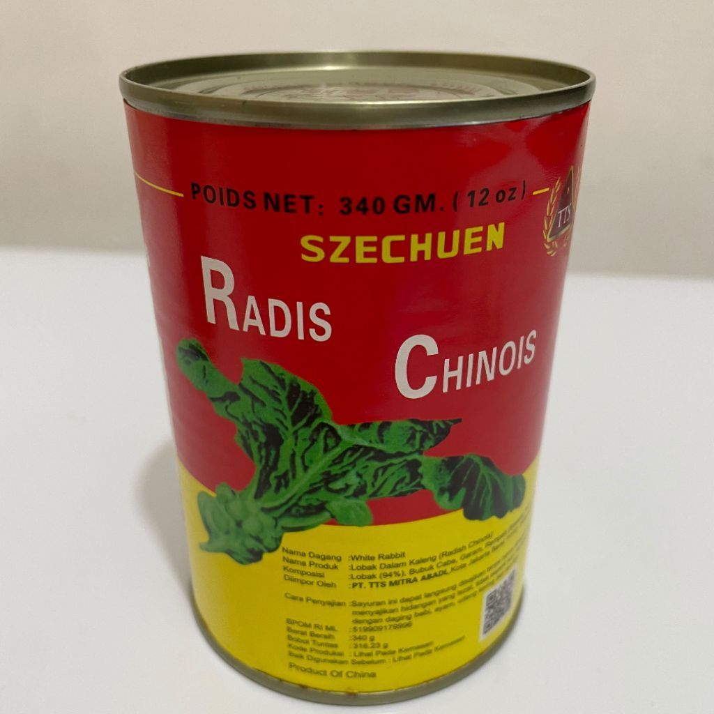 szechuen kaleng 340gr/radis chinois/ szechuan choi