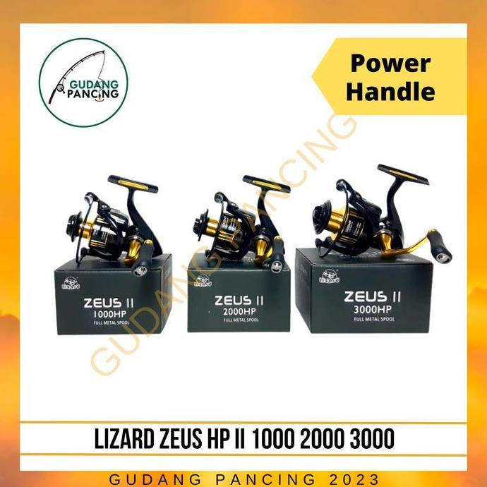 Reel Pancing Lizard Zeus HP II 1000 2000 3000 - Power handle