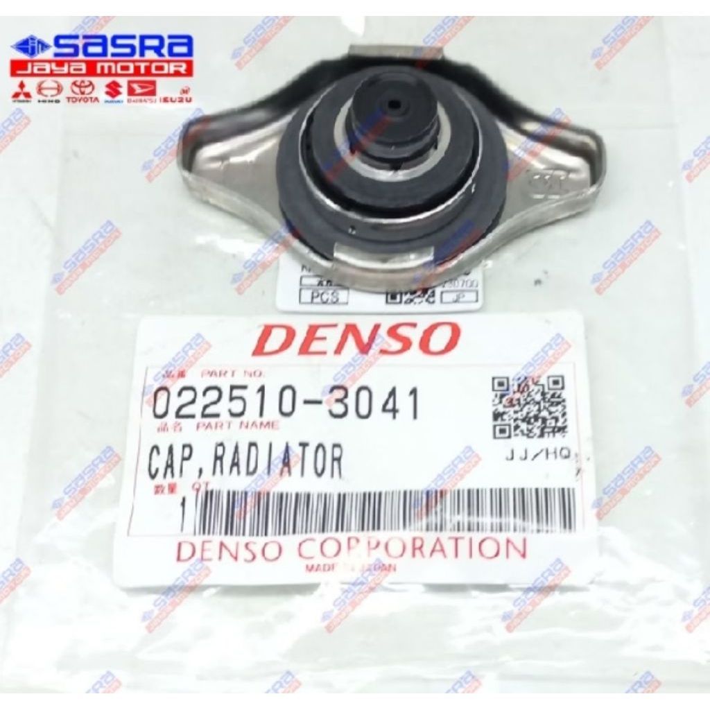 Promo Tutup Radiator DENSO ORI 1.1 Bar 3041 Model Kuping Lebar - Radiator Cap DSO.022510-3041
