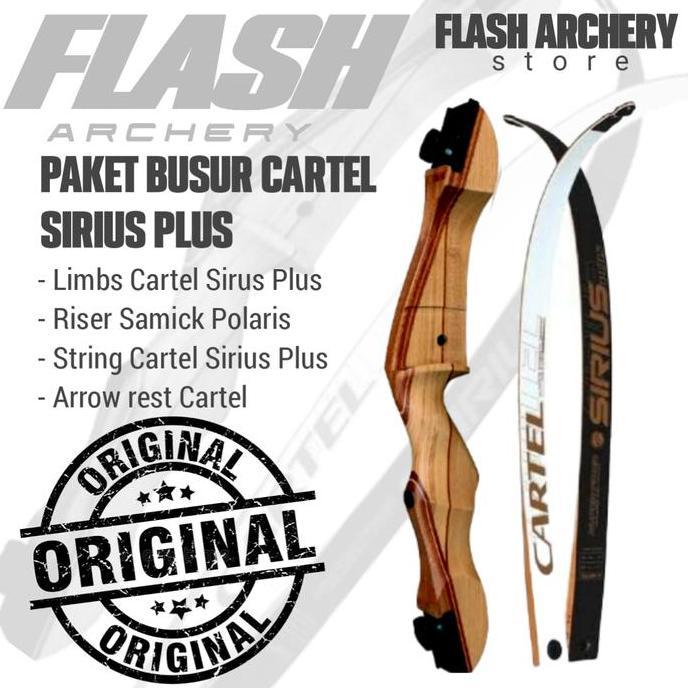 Busur Panah Cartel Sirius Plus | Bowset Cartel Sirius Plus Original