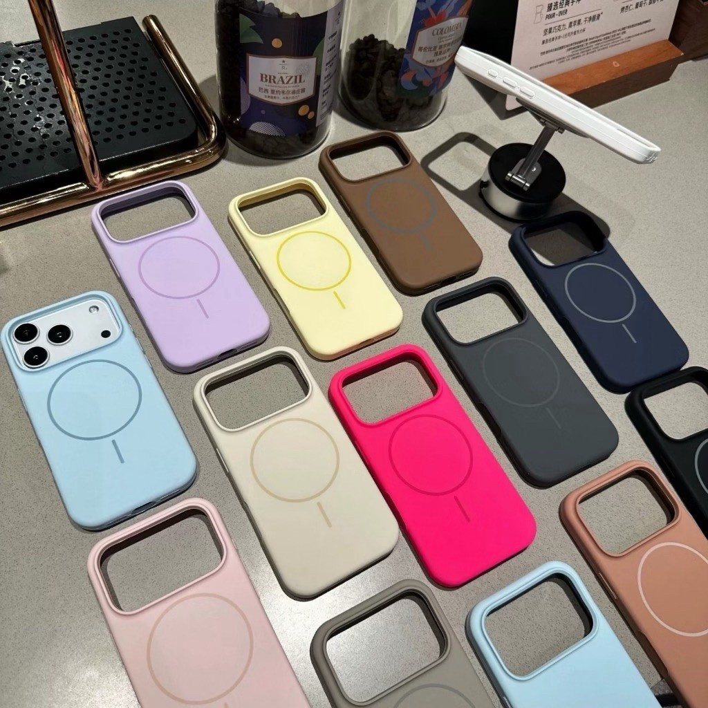 LIQUID SILICONE MAGSAFE CASE IPHONE 11 12 13 14 15 16 PLUS PRO PROMAX SOFTCASE IPHONE