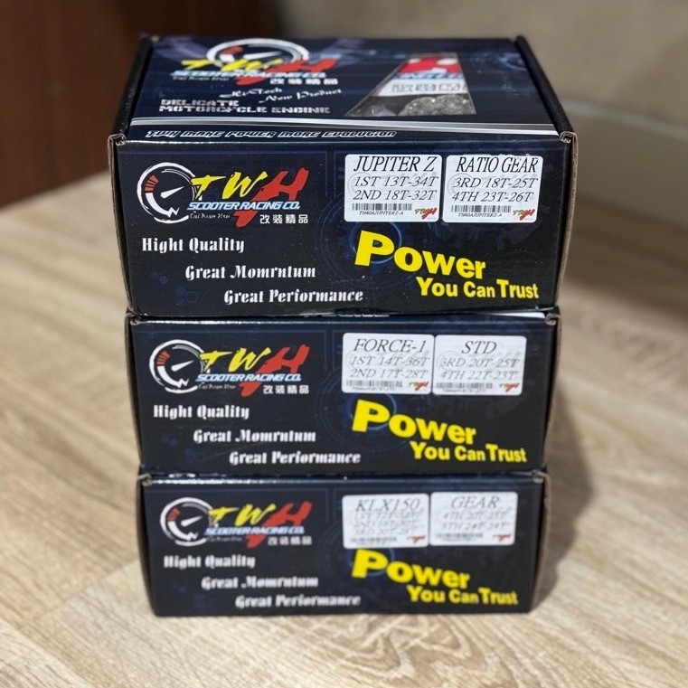 TWH GEAR RATIO GIR RASIO KLX FIZR FORCE 1 JUPITER Z TAIWAN NEW