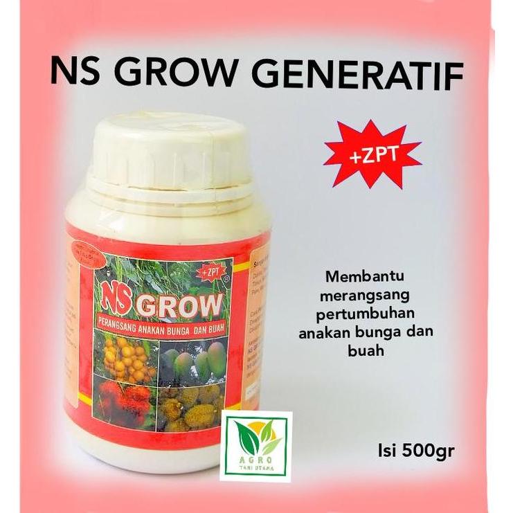 NS GROW GENERATIF + ZPT 500gr Membantu Merangsang Pertumbuhan Anakan Bunga dan Buah