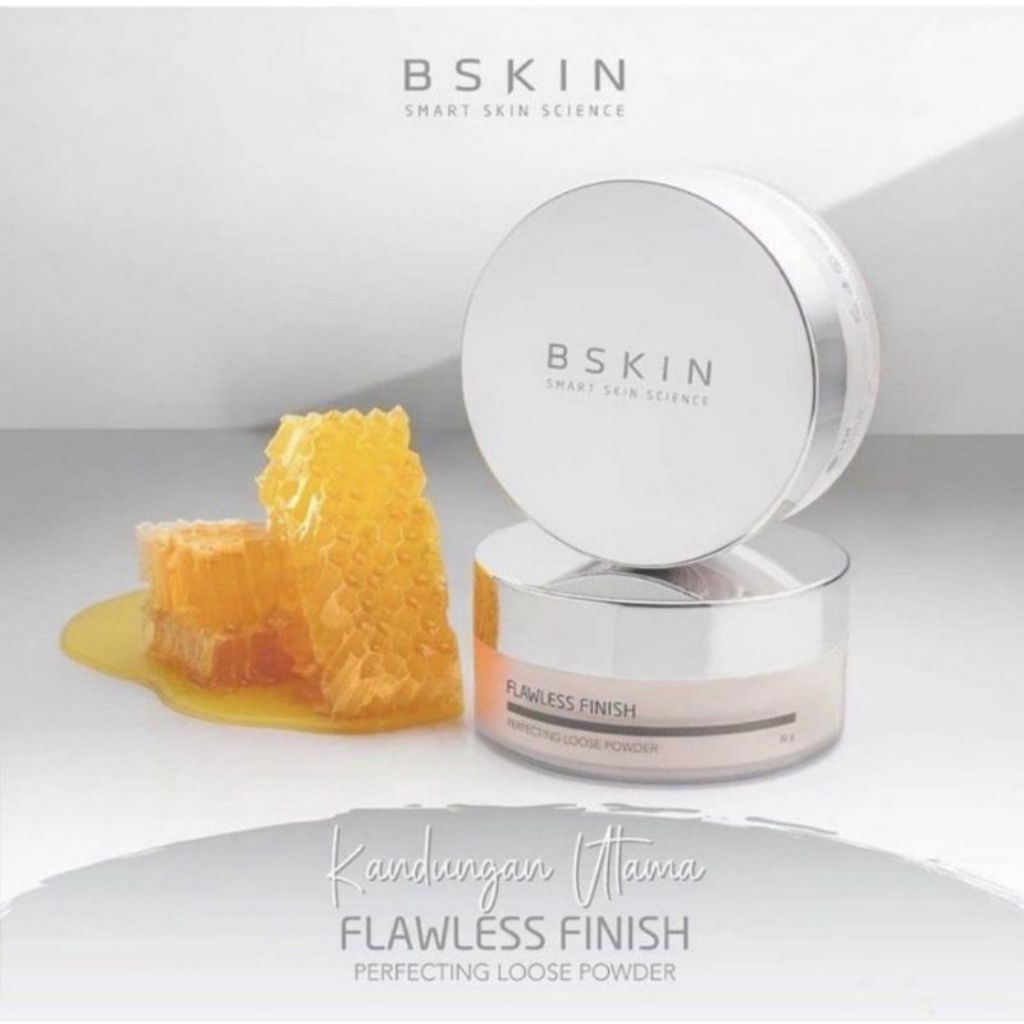 Bedak bskin loose powder 30gram exp 2027