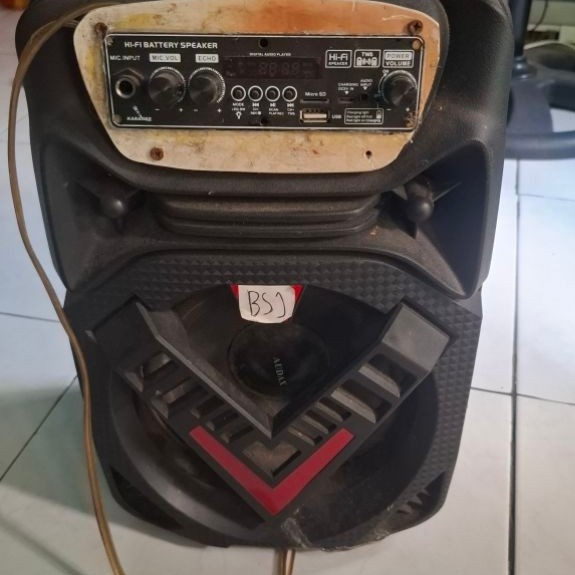 SECOND/BEKAS Speaker Portabel Bluetooth Audax 8Inc Minus Cek Deskripsi