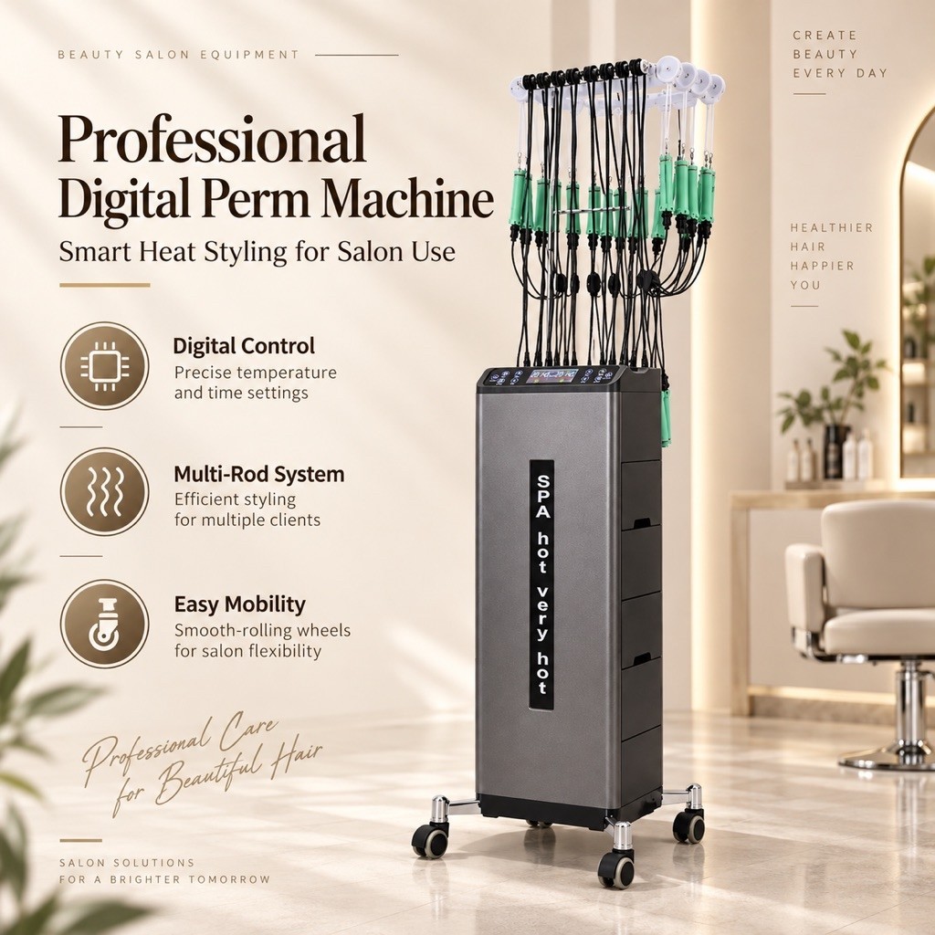 NEW DIGITAL PERM STANDING 24V Alat Keriting Rambut Digital Blow Permanen