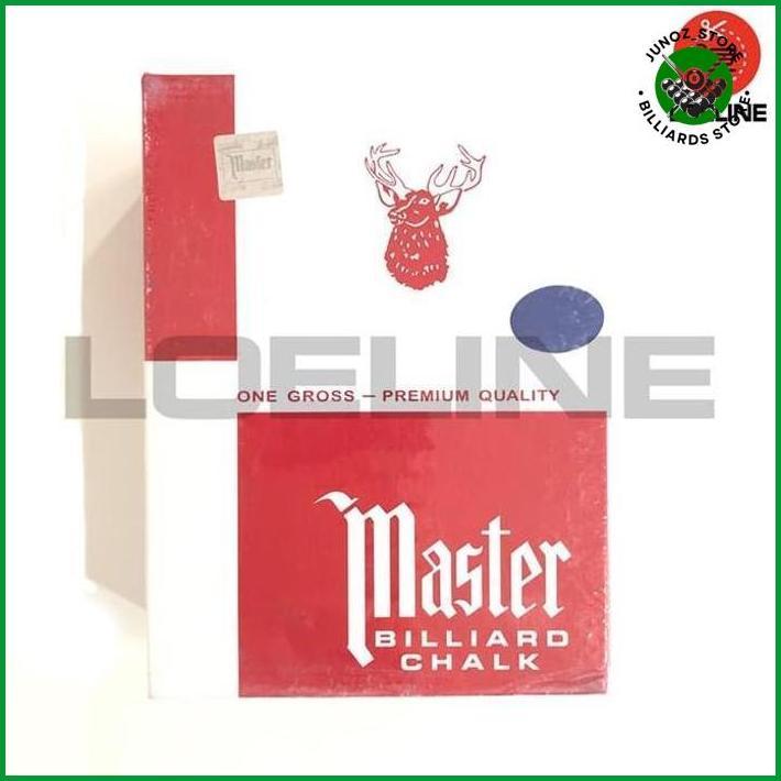 Master Chalk Kw Bagus 1 Gross -144 Pc Biliar Billiard Cue Cuk Restock