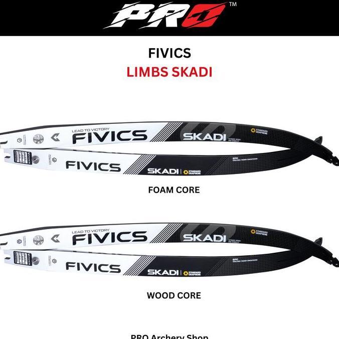 FIVICS LIMBS SKADI WOOD CARBON | LIMBS BUSUR PANAHAN RECURVE / BAREBOW PRESTASI LIMBS HIGH END | ALA
